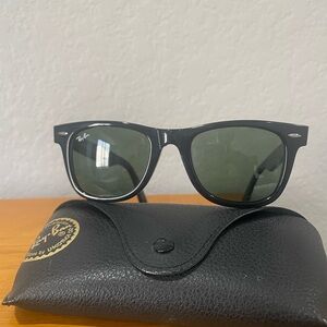 Ray-Ban Wayfarer Black Sunglasses (RB2140)
